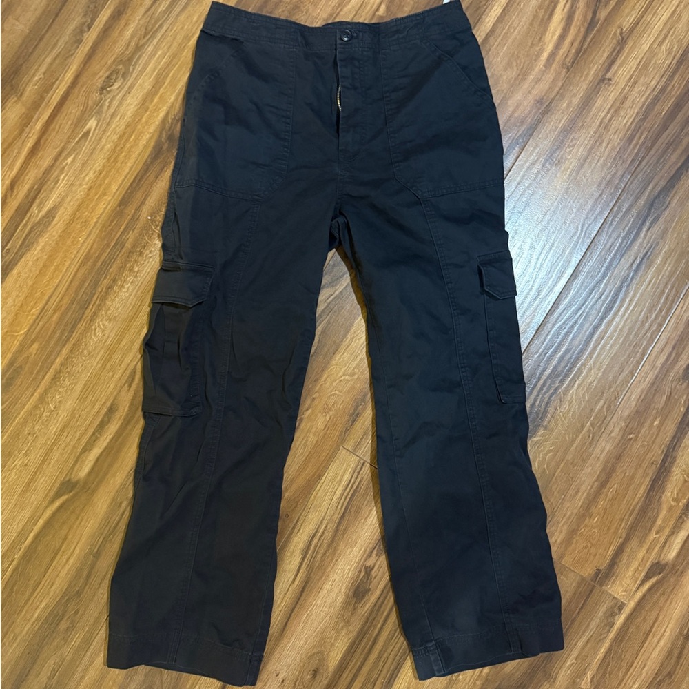 Abercrombie Black Cargo Pants